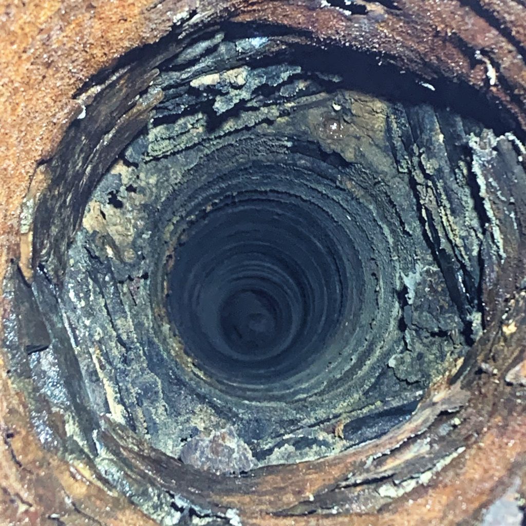 rusted liner - utility liner